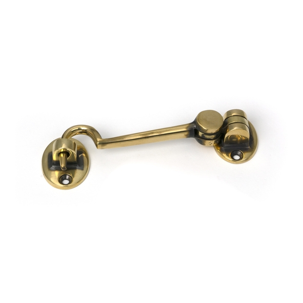 52258 � 100mm � Aged Brass � From The Anvil Cabin Hook