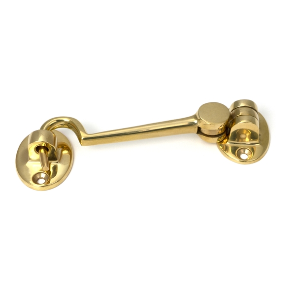 52259 � 100mm � Polished Brass � From The Anvil Cabin Hook