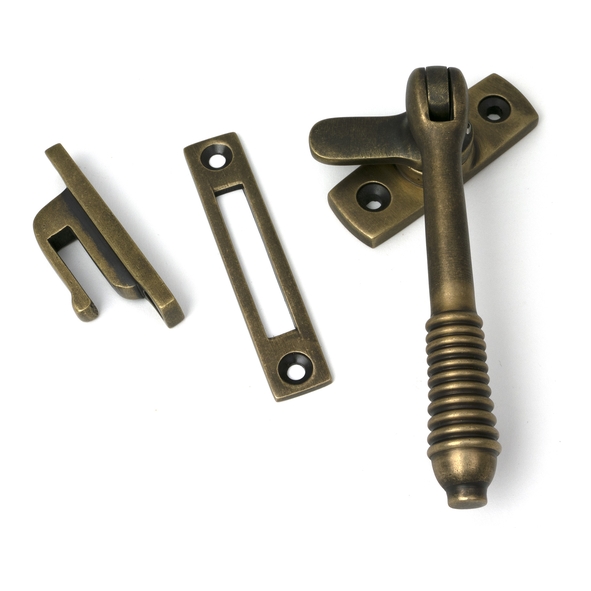 52318 � 128mm � Aged Bronze � From The Anvil Locking Reeded Fastener