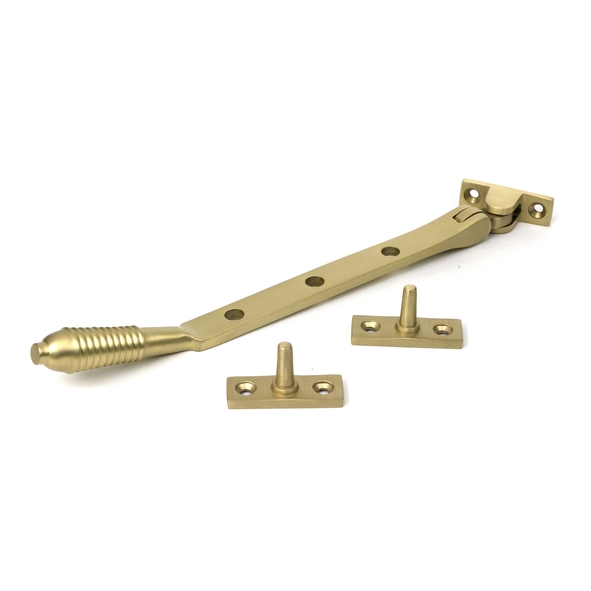52332 � 249mm � Satin Brass � From The Anvil Reeded Casement Stay