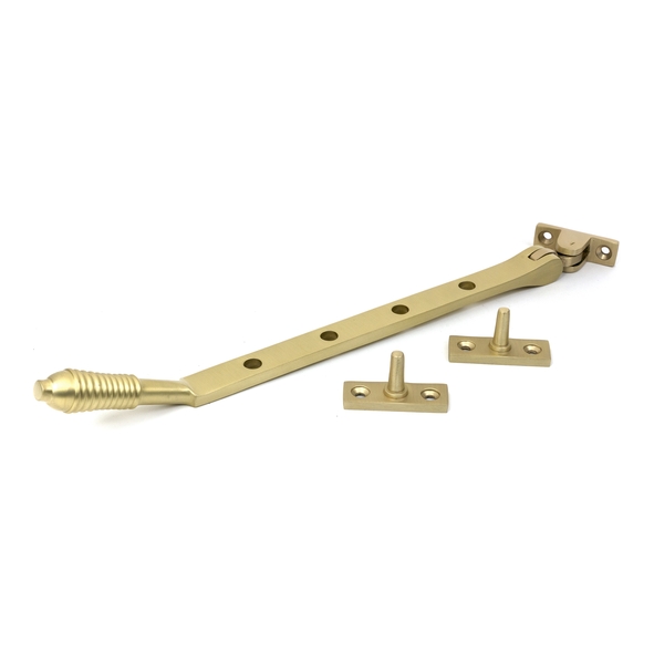 52333 � 296mm � Satin Brass � From The Anvil Reeded Casement Stay