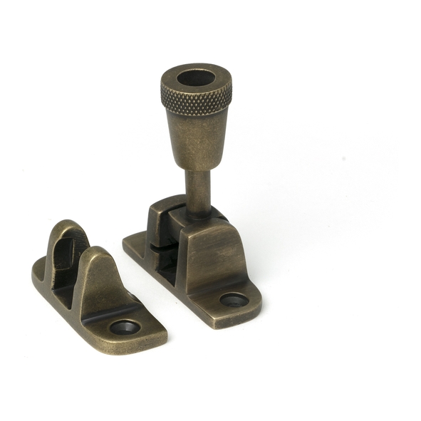 52341 � 55 x 21mm � Burnished Brass � From The Anvil Brompton Brighton Fastener [Radiused]