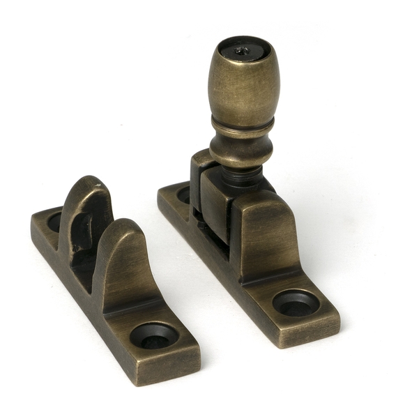 52352 � 55 x 14mm � Burnished Brass � From The Anvil Mushroom Brighton Fastener - Narrow [Square]