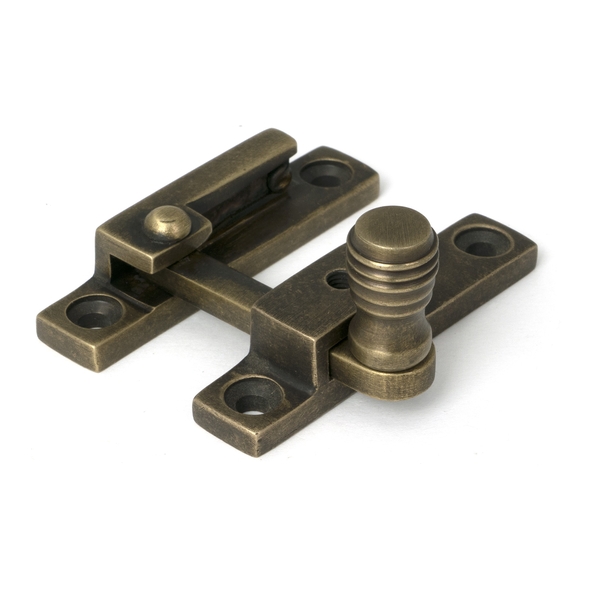 52358 � 64 x 13mm � Burnished Brass � From The Anvil Prestbury Quadrant Fastener - Narrow