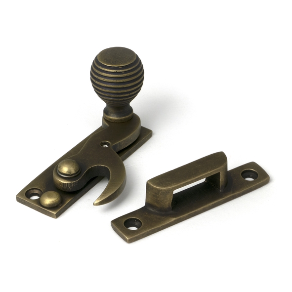 52365 � 64 x 19mm � Burnished Brass � From The Anvil Beehive Sash Hook Fastener