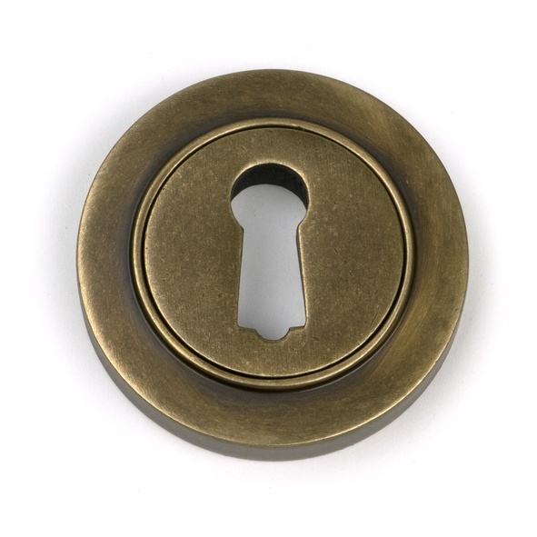 52443 � 53mm � Burnished Brass � From The Anvil Round Escutcheon [Plain]