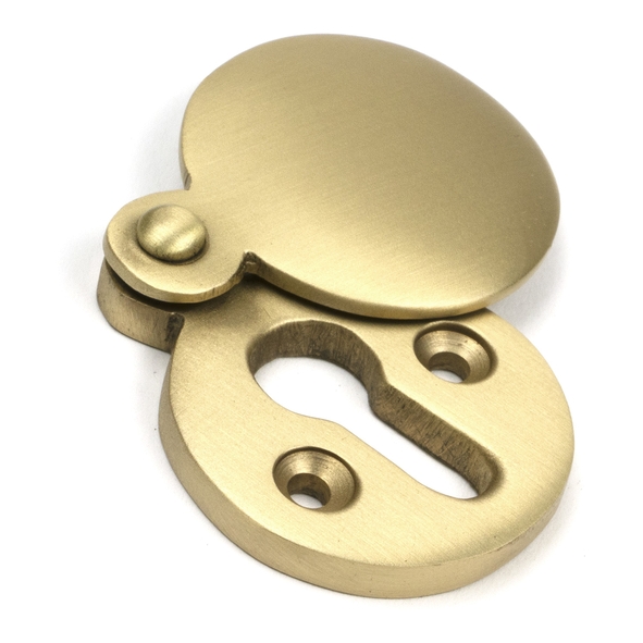 52452 � 30mm � Satin Brass � From The Anvil Round Escutcheon