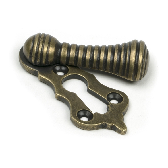 52453 � 58 x 25mm � Burnished Brass � From The Anvil Beehive Escutcheon