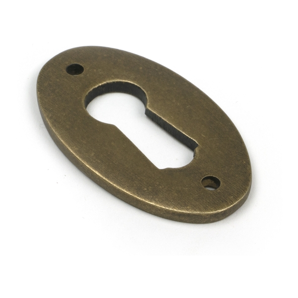 52455 � 51 x 31mm � Burnished Brass � From The Anvil Oval Escutcheon