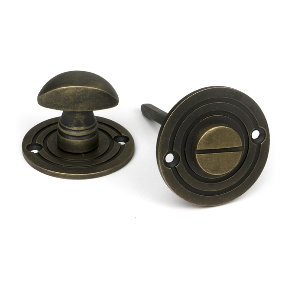 52462 � 51 x 3mm � Burnished Brass � From The Anvil Round Bathroom Turn