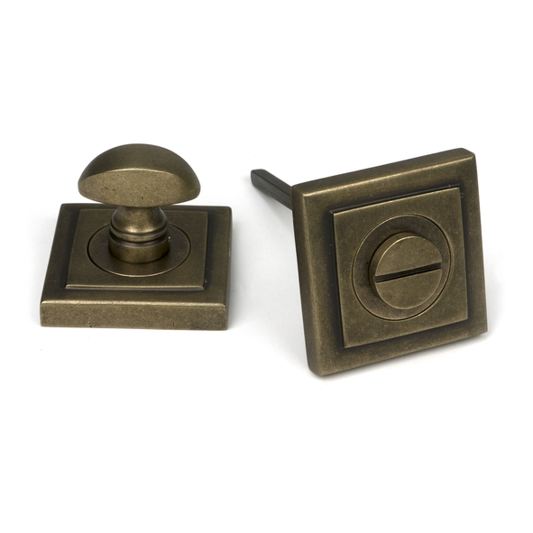 52467 � 53 x 53 x 8mm � Burnished Brass � From The Anvil Thumbturn [Square]