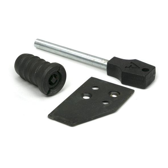 52472 � 28 x 16mm � Beeswax � From The Anvil Keyed Flush Sash Stop