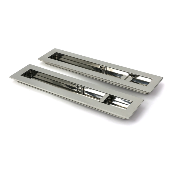 52503 � 250mm � Polished Stainless [316] � From The Anvil Plain Rectangular Pull - Privacy Set