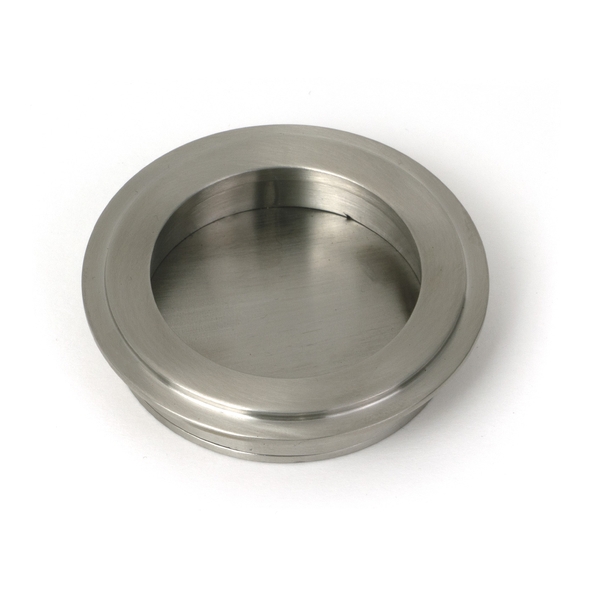 52506 � 60mm � Satin Stainless [316] � From The Anvil Art Deco Round Pull