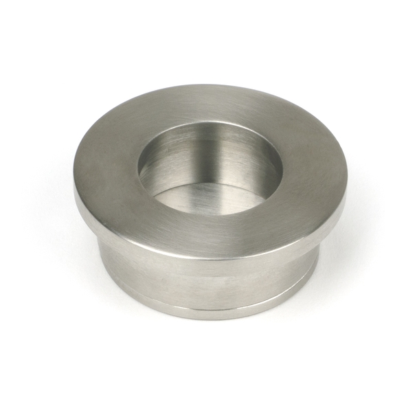 52522 � 34mm � Satin Stainless [316] � From The Anvil Round Finger Edge Pull