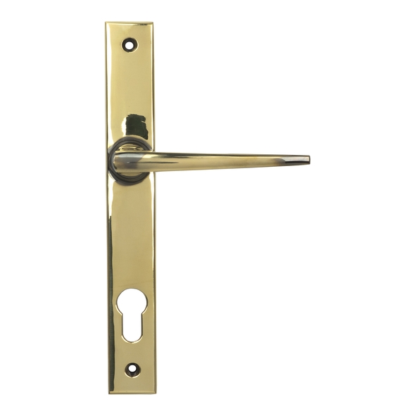 52608 � 242 x 32 x 13mm � Aged Brass � From The Anvil Eaton Slim Espag Lock Set