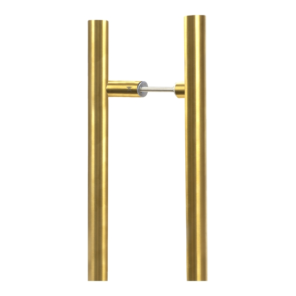 52619 � 600 x 32mm � Aged Brass [316] � From The Anvil Offset T-Bar Pull Handles - Back To Back