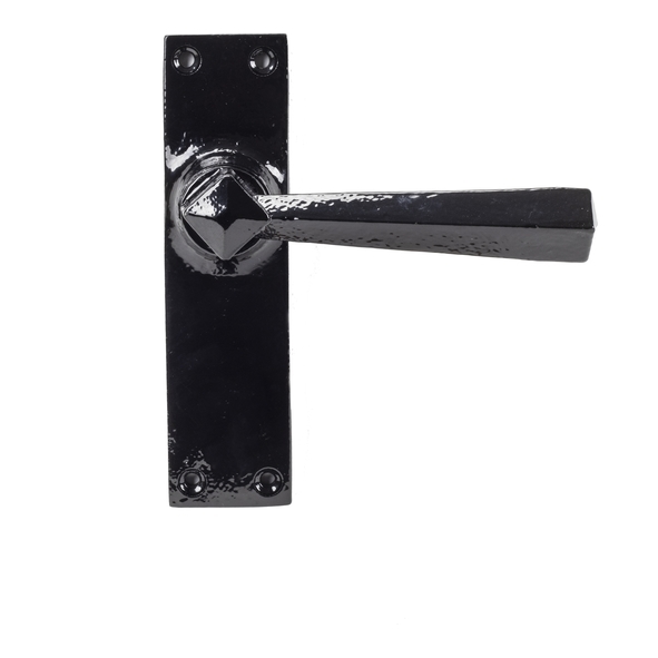 73110 • 148 x 39 x 8mm • Black • From The Anvil Straight Lever Latch Set
