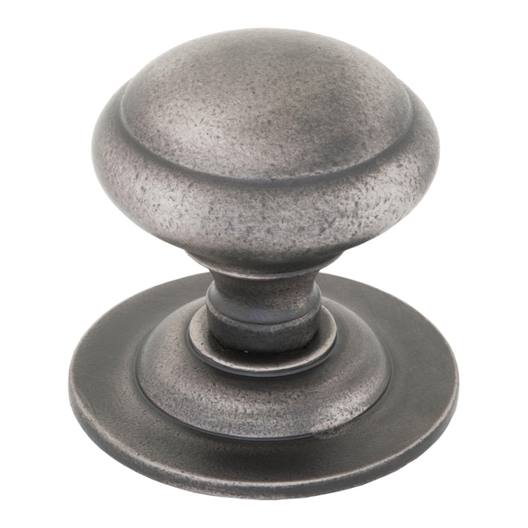 83505 � 73mm � Antique Pewter � From The Anvil Round Centre Door Knob