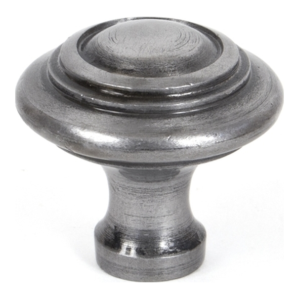 83514 • 38mm • Natural Smooth • From The Anvil Ringed Cabinet Knob - Large