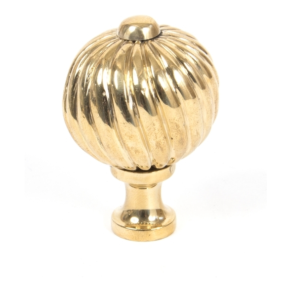 83551 • 38mm • Polished Brass • From The Anvil Spiral Cabinet Knob - Medium