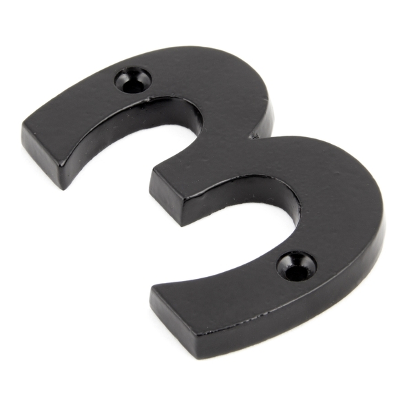 83703  78mm  Black  From The Anvil Numeral 3