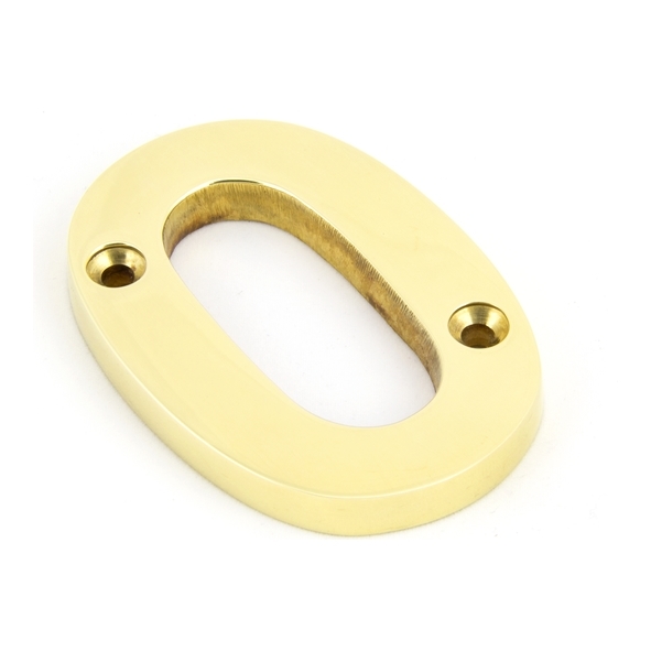 83710  78mm  Polished Brass  From The Anvil Numeral 0