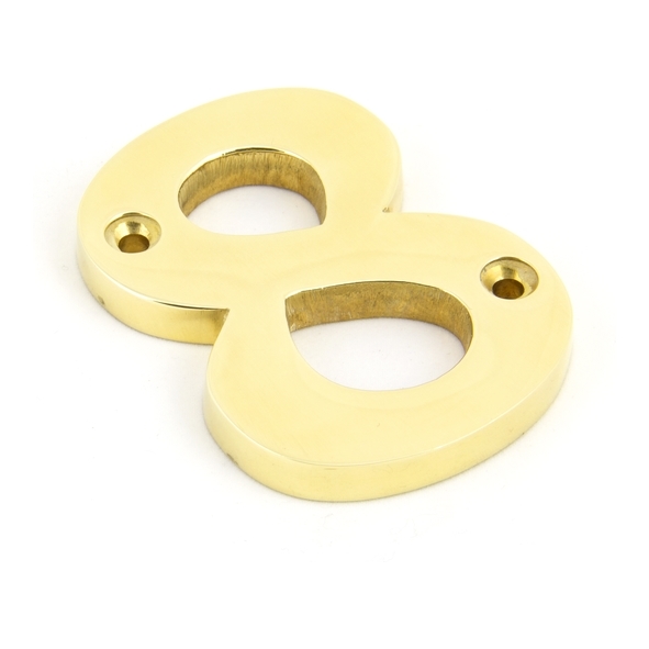 83718 • 78mm • Polished Brass • From The Anvil Numeral 8