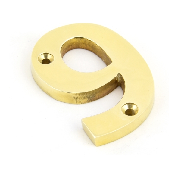 83719 • 78mm • Polished Brass • From The Anvil Numeral 9