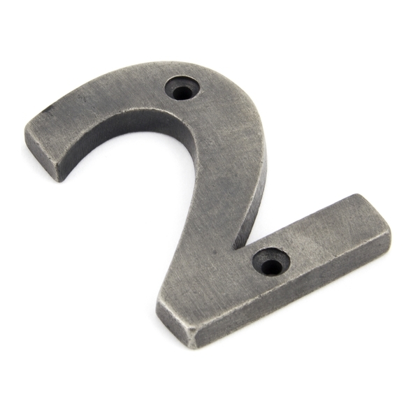 83732  78mm  Antique Pewter  From The Anvil Numeral 2
