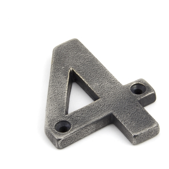 83734 • 78mm • Antique Pewter • From The Anvil Numeral 4
