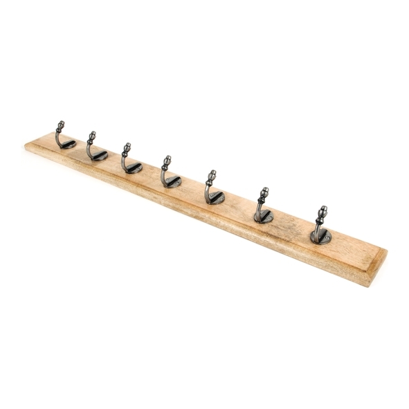 83740  900 x 100mm  Natural Smooth  From The Anvil Timber Stable Coat Rack