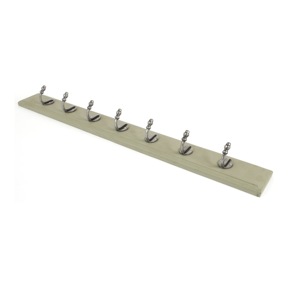 83741  900 x 100mm  Natural Smooth  From The Anvil Olive Green Stable Coat Rack