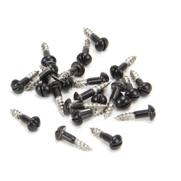 83754 • 3.0 x 12mm • Black Stainless • From The Anvil Round Head Screws
