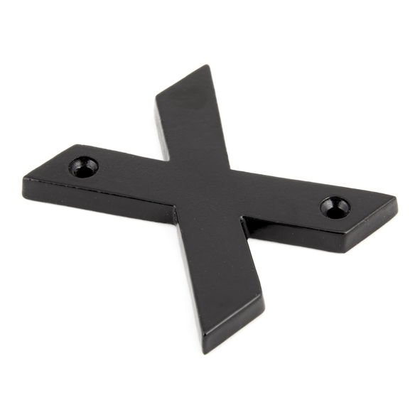 83800X • 78mm • Black • From The Anvil Letter X