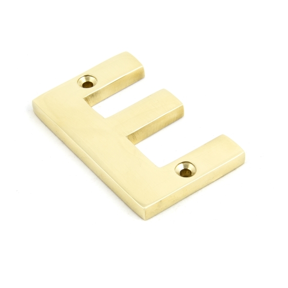 83801E  78mm  Polished Brass  From The Anvil Letter E