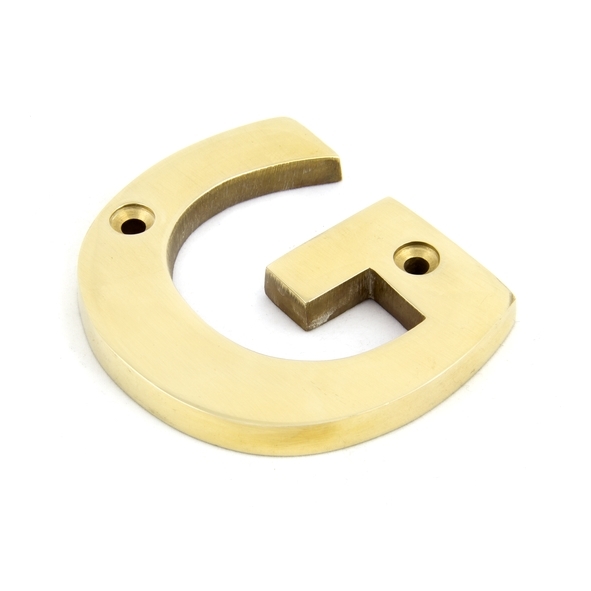 83801G  78mm  Polished Brass  From The Anvil Letter G