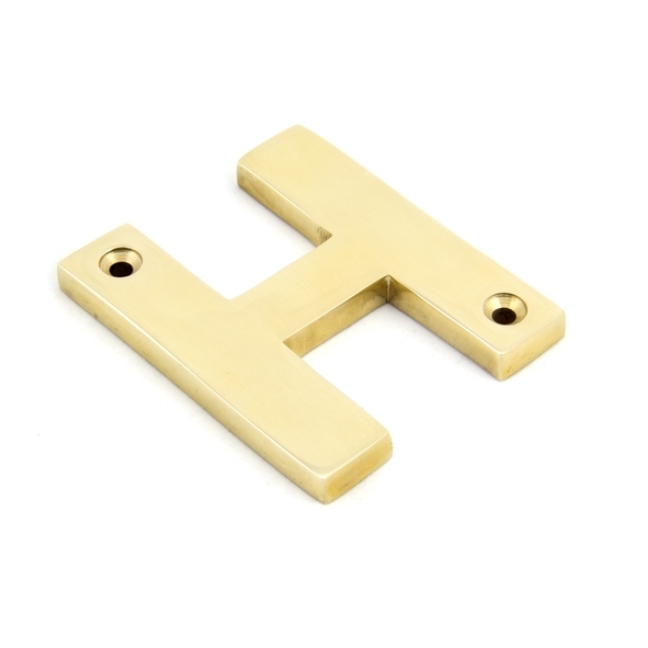 83801H • 78mm • Polished Brass • From The Anvil Letter H