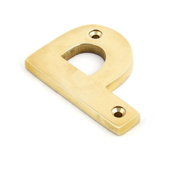 83801P  78mm  Polished Brass  From The Anvil Letter P
