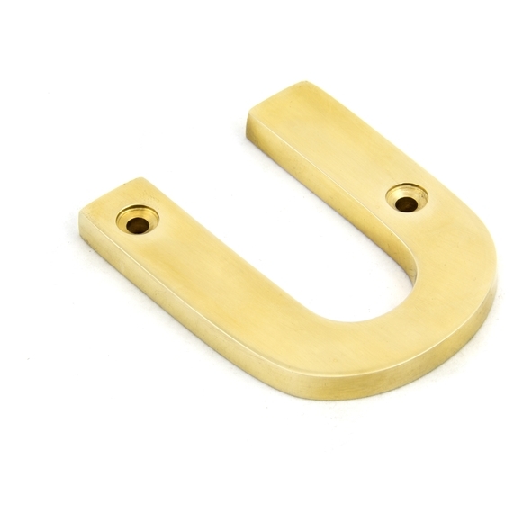 83801U • 78mm • Polished Brass • From The Anvil Letter U