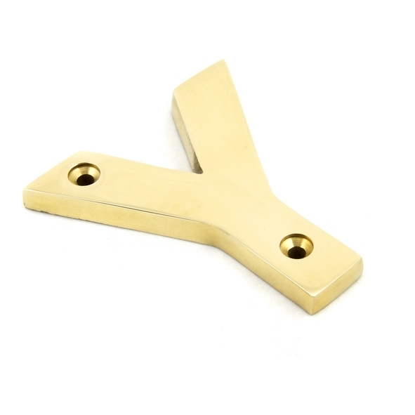 83801Y • 78mm • Polished Brass • From The Anvil Letter Y