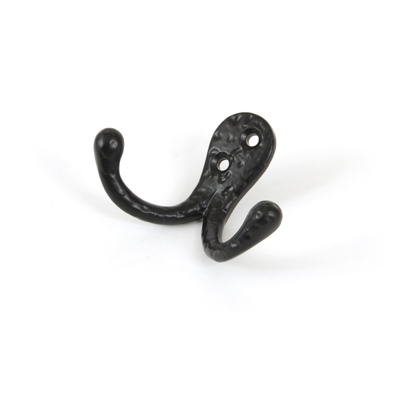 83843 • 41 x 24mm • Black • From The Anvil Celtic Double Robe Hooks