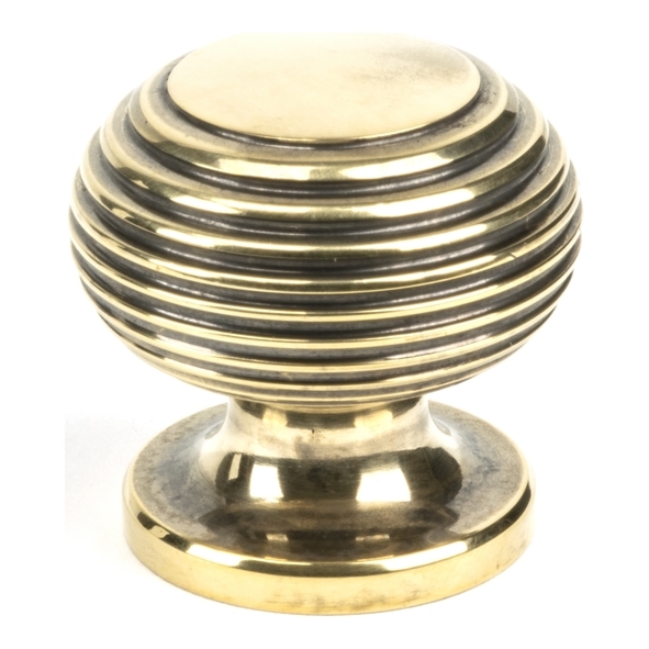 83865 • 30mm • Aged Brass • From The Anvil Beehive Cabinet Knob