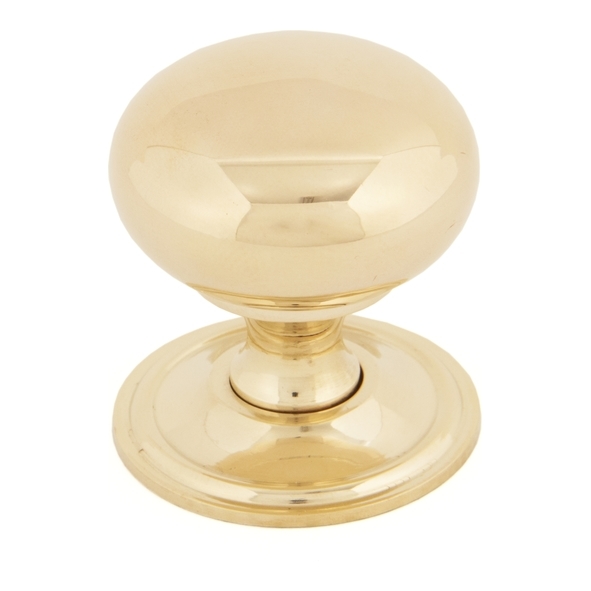 83877 • 38mm Ø • Polished Brass • From The Anvil Mushroom Cabinet Knob