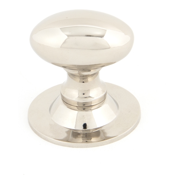 83886 • 33 x 22mm • Polished Nickel • From The Anvil Oval Cabinet Knob
