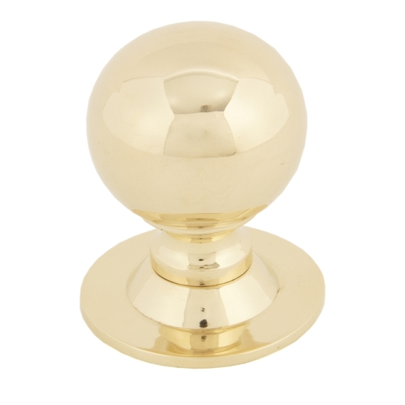 83887 • 31mm Ø • Polished Brass • From The Anvil Ball Cabinet Knob