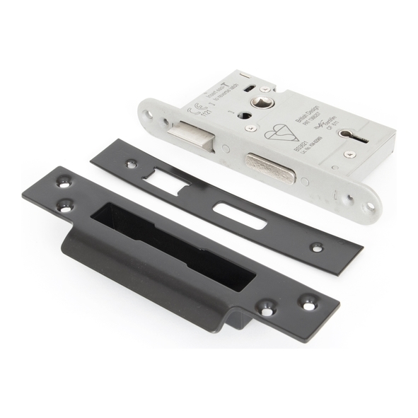 90052 • 064mm [044mm] • Black • From The Anvil 5 Lever Heavy Duty BS Sash Lock