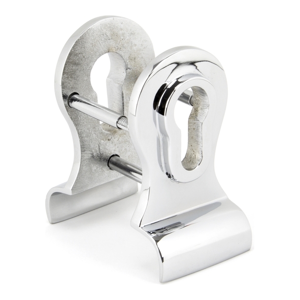 90066 • 90 x 50mm • Polished Chrome • From The Anvil 50mm Euro Door Pull [Back To Back]