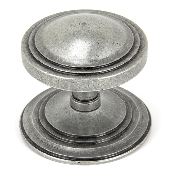 90069 � 81mm � Pewter Patina � From The Anvil Art Deco Centre Door Knob