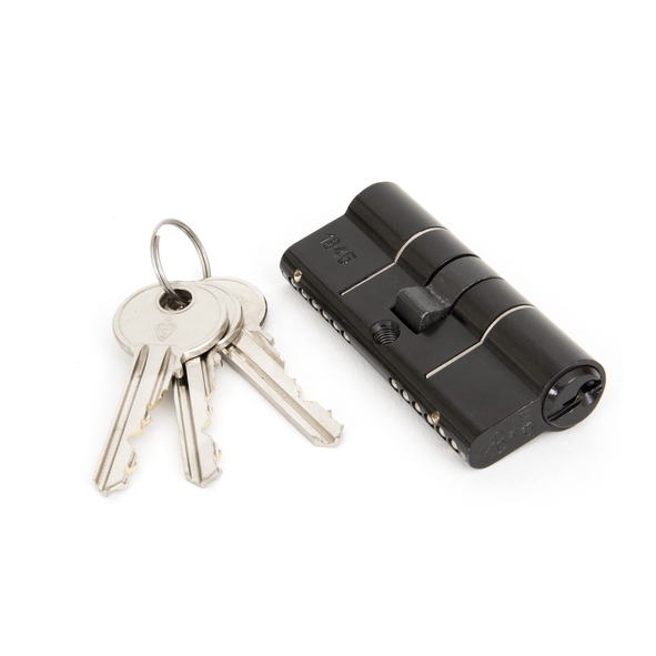 90238 • 35 x 35mm • Black • From The Anvil 6 Pin Euro Double Cylinder Keyed Alike